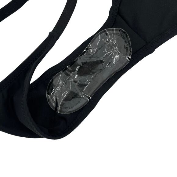 Kendall + Kylie Womens Black Rhinestone Bikini Set Two-Piece Swimsuit Small S - Picture 9 of 12